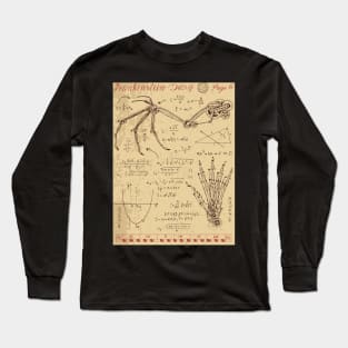 Frankenstein Diary. Page 6. Long Sleeve T-Shirt